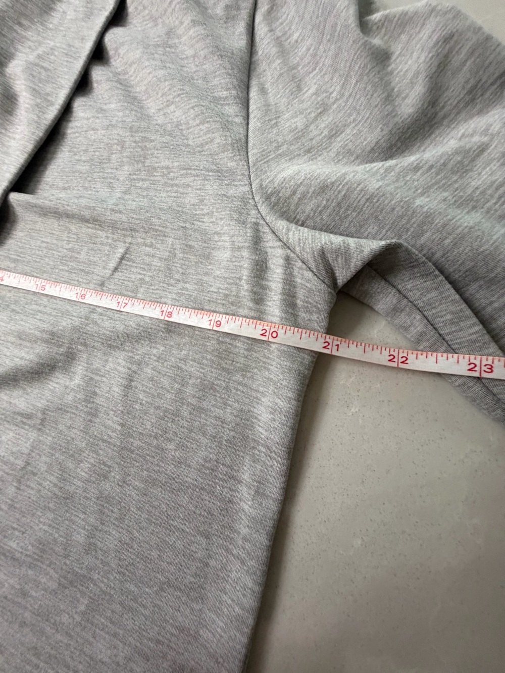 Nike Yoga Collection Open Front Draped Cardigan Top Atmosphere Grey S - Picture 9 of 12